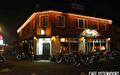 Café Ossenvoort aan de Poolmansweg in Enschede bij avond